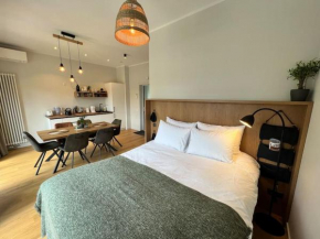 Nice apartment with a balcony by the sea. in Ķesterciems